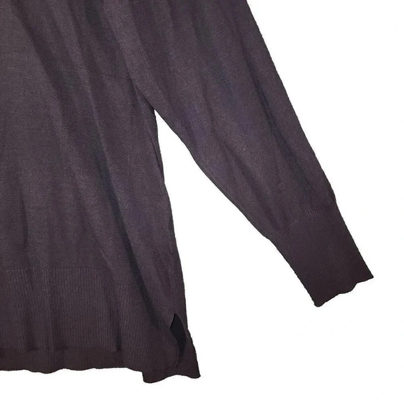 Soft Surrounding Women Grayish Blue Turtleneck Stretch Pullover Sweater Size 2X - Picture 8 of 9